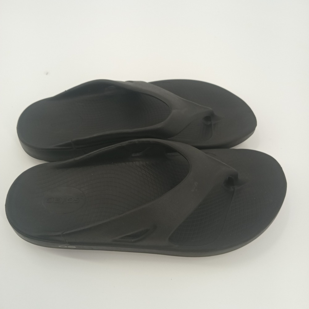 Oofos OOriginal Recovery Sandals Black Mens 12 Womens 14 Flip Flops EU 45